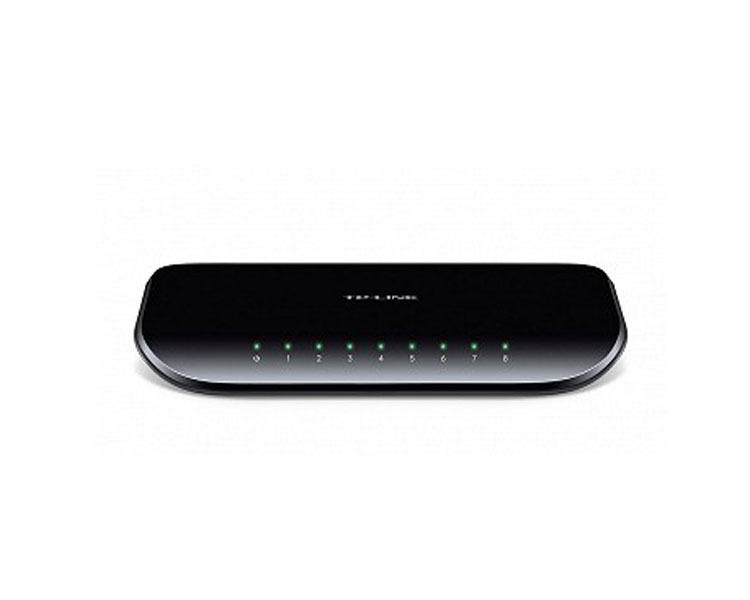 სვიჩი : TP-Link 8-port Gigabit Switch 8 10/100/1000M RJ45 ports plastic case TL-SG1008D