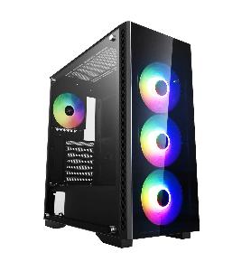 MATREXX 50 ADD-RGB 4F,Deepcool,Tower Computer Case 40mm×2/120mm×2 Pre-installed: Rear:120mm×1