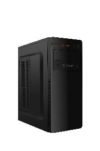 CX-97T4, ITD, Case ATX 0.4mmSGCC,All black,USB2.0 x 2 + HD Audio + USB3.0 x 1,Brown Box.